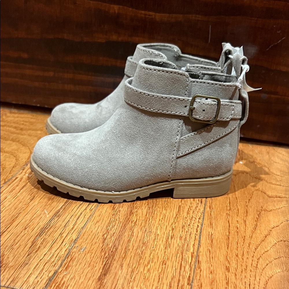 Stylish Gray Toddler Girl Boots